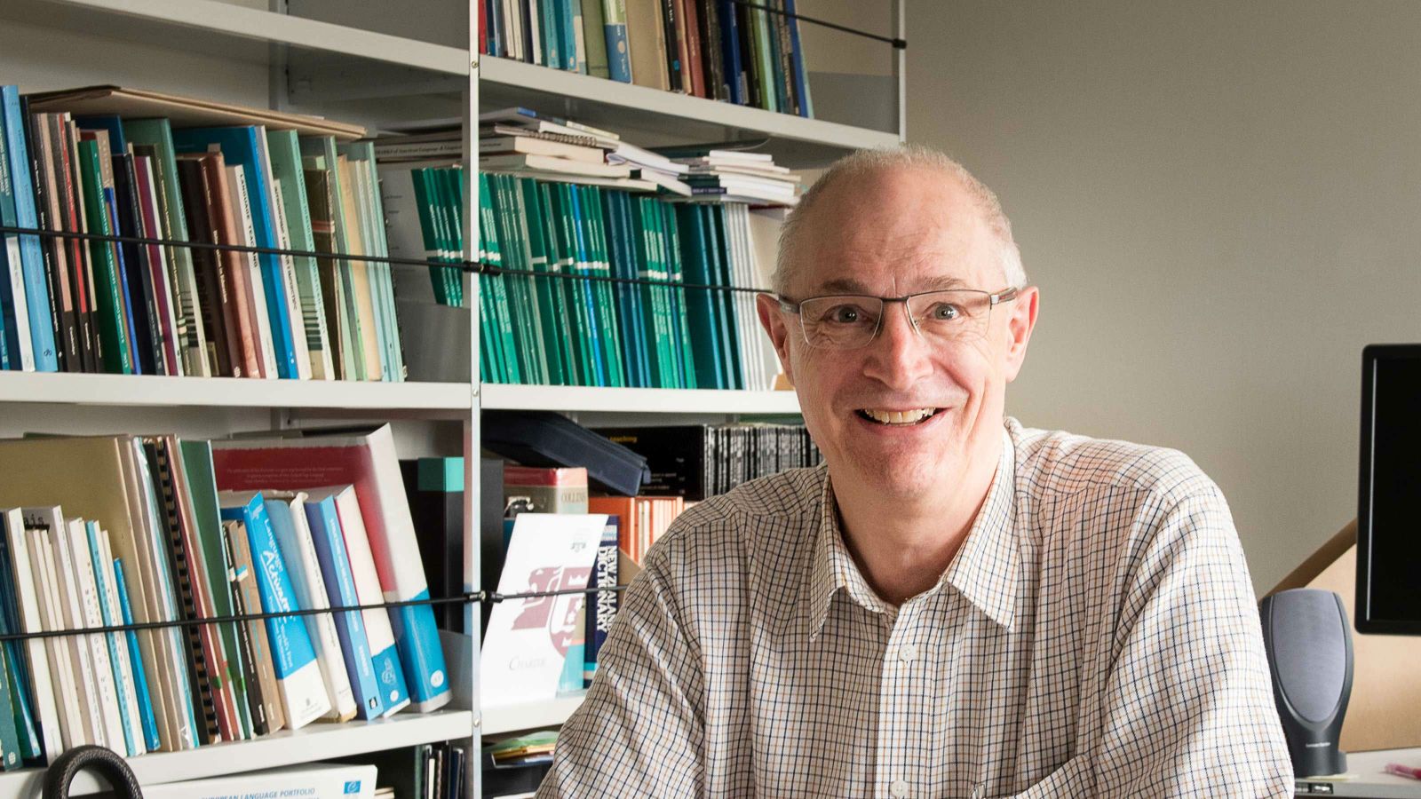 Laurie Bauer in his office.