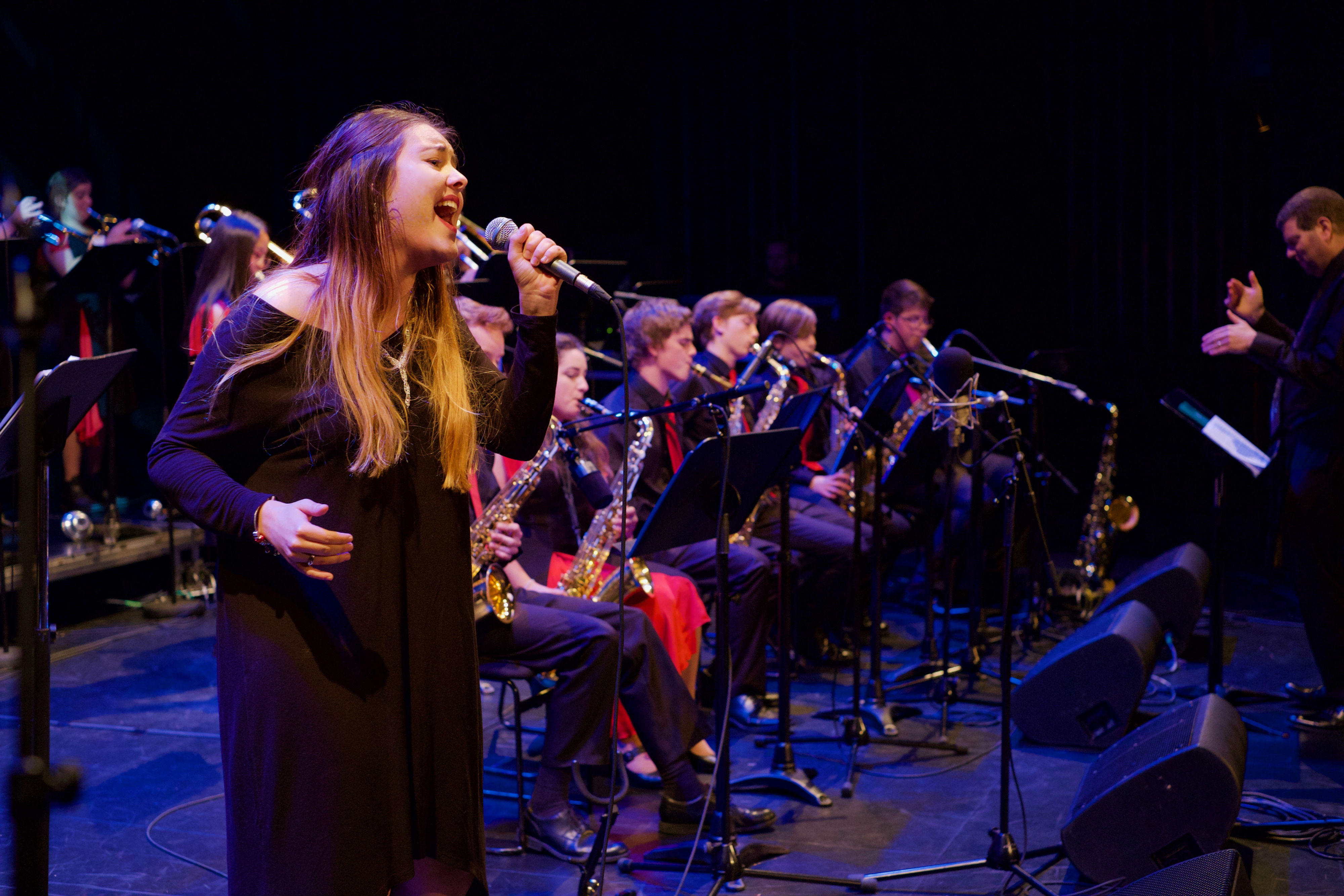 A jazz group performs at the Jazz project