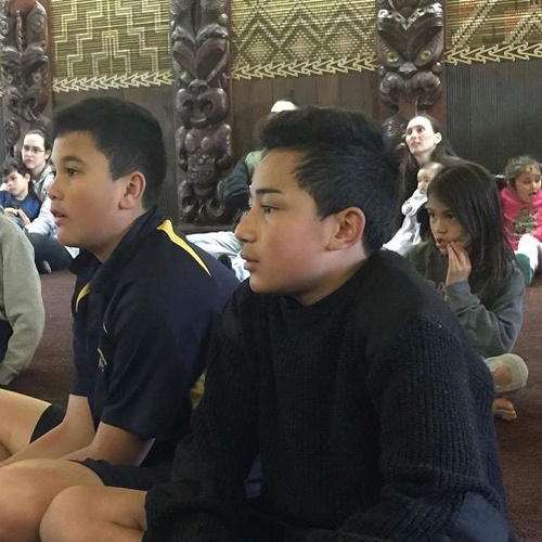 Children participating in a Te Puna Mātauranga programme.
