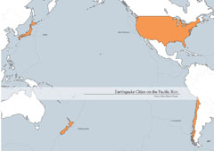 Earthquake Cities on the Pacific Rim