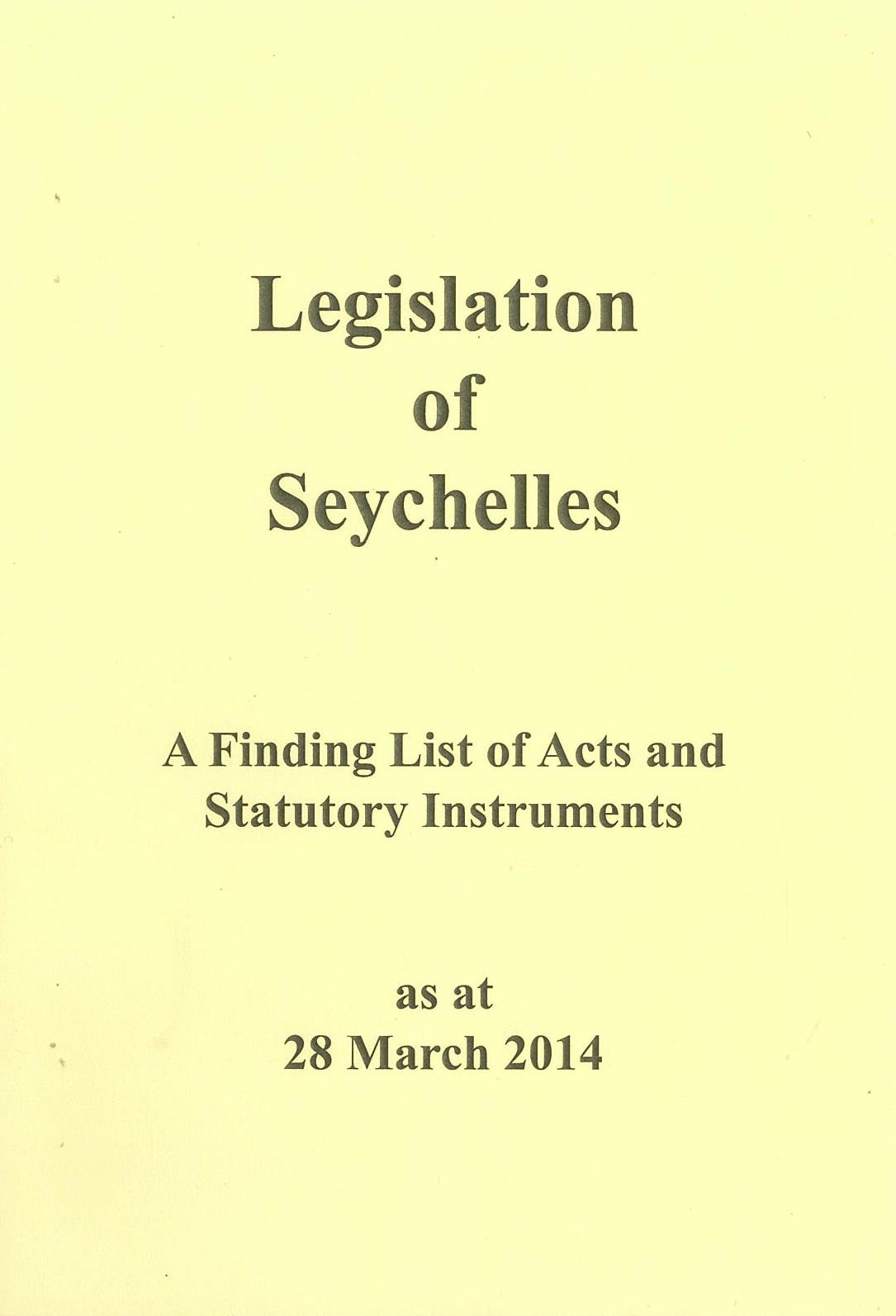 legislationofseychelles