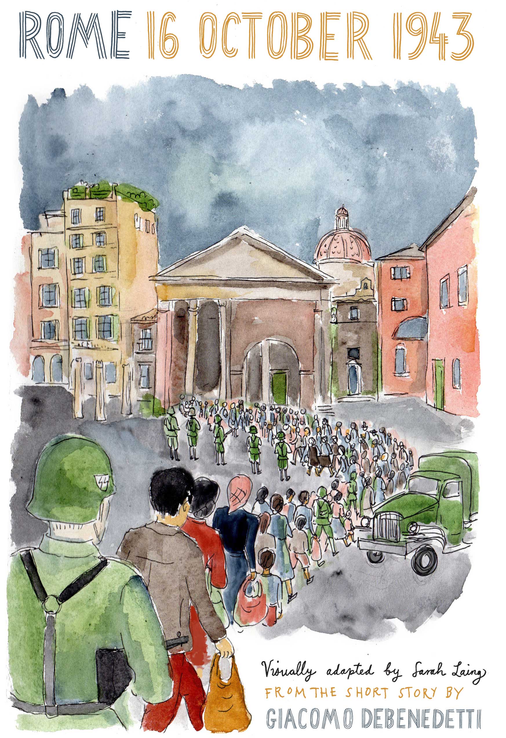 Book cover - “Rome 16 October 1943”.