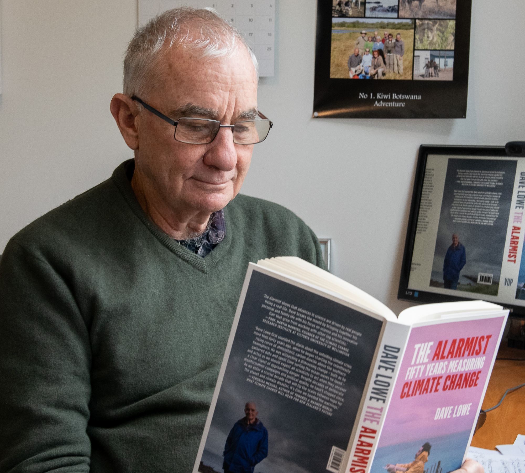David Lowe reading The Alarmist fifty years measuring climate change