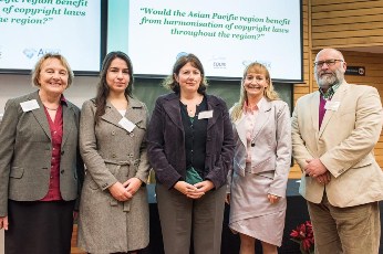 Susan Corbett and presenters