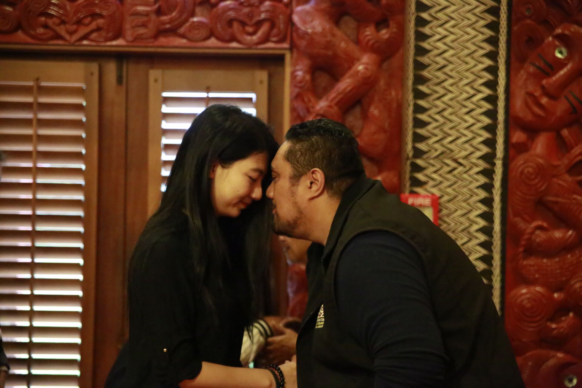 MLA experiences Maori Hongi