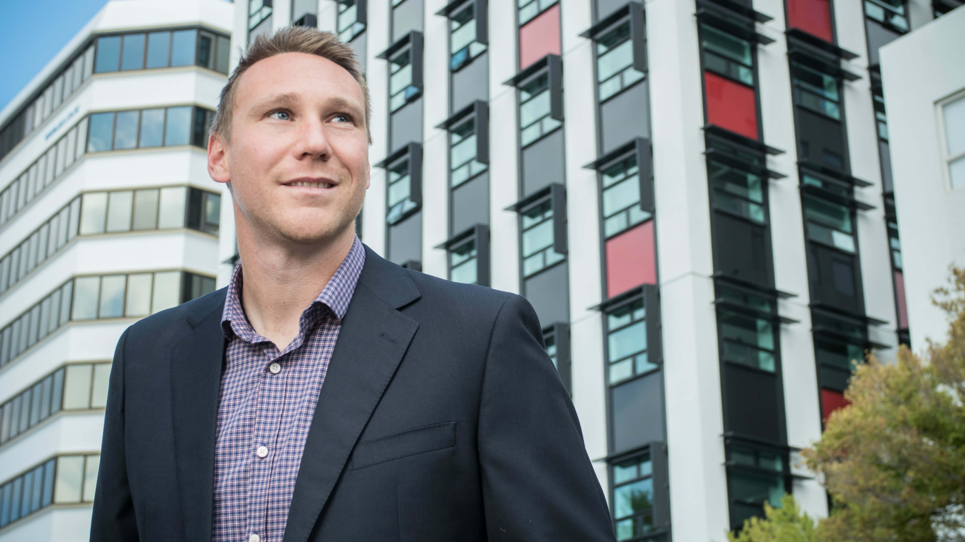 A profile image of Dr Shaan, Cory Building Scientist.