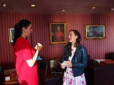 Agnieszka Kacperska and Te Oranoa Wawatai discussing Jestem Julią Agnieszka Kacperska and Te Oranoa Wawatai discussing Jestem Julią