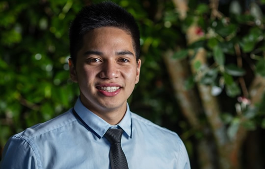 BCom student Carlo Lim