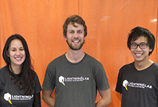 Lightning lab students