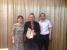 AProf Daniel Laufer and Professors Yang and Wei from Jinan University