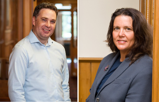 Carwyn Jones and Elisabeth McDonald