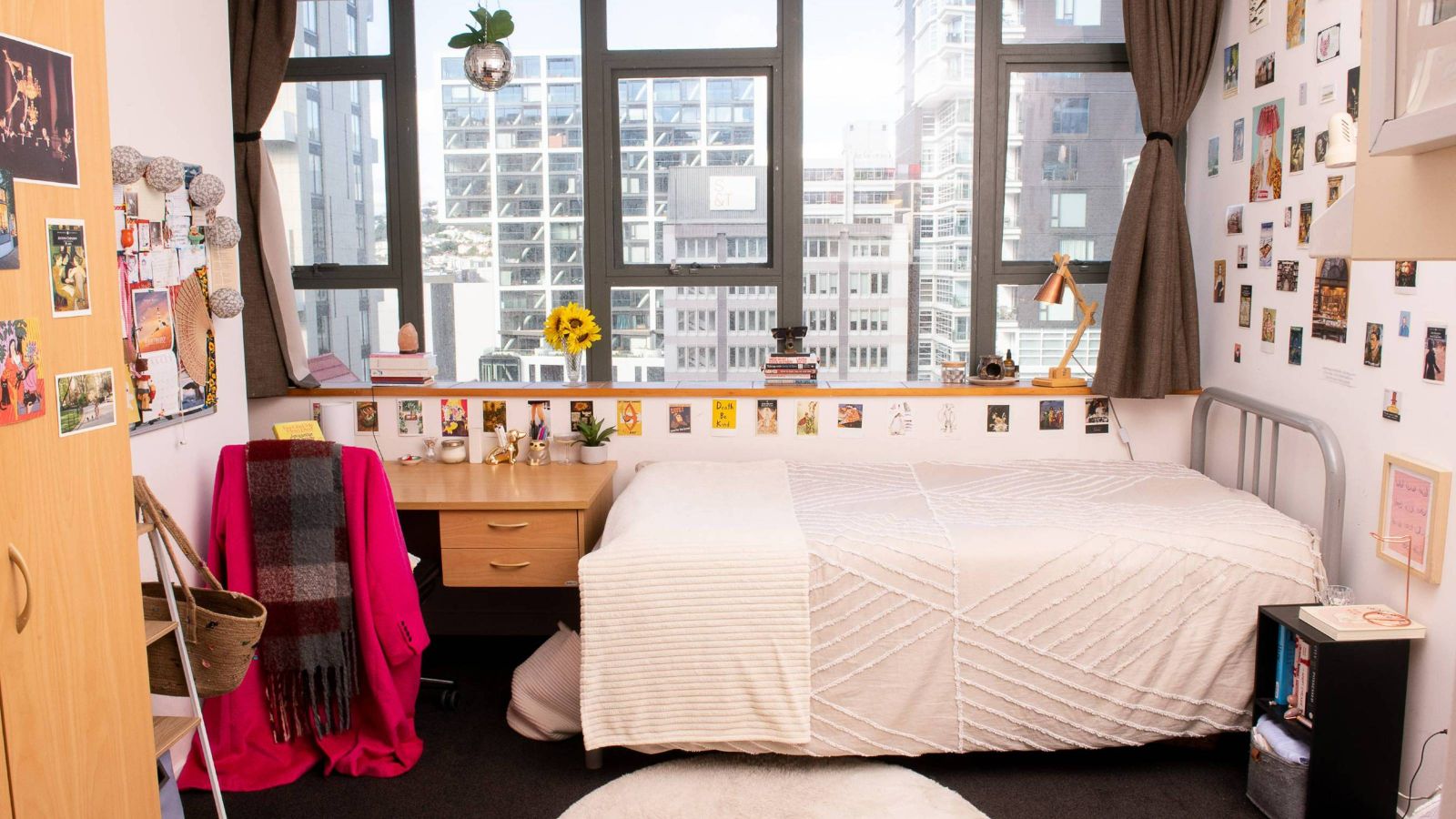 Education House Single Studio Room with kitchen & bathroom, basic furniture supplied, residents supply personal items; bedding etc 