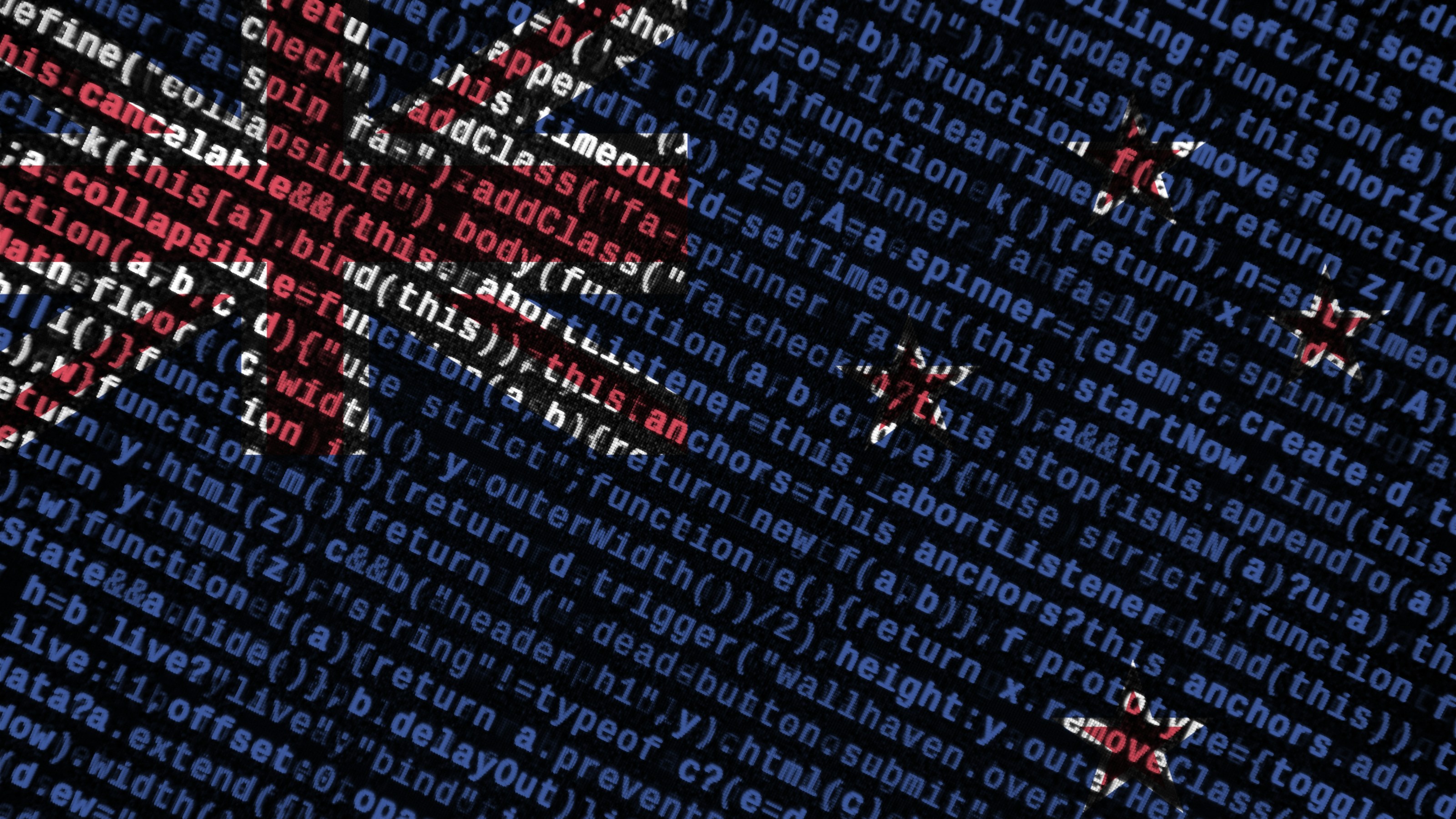 NZ flag rendered in code