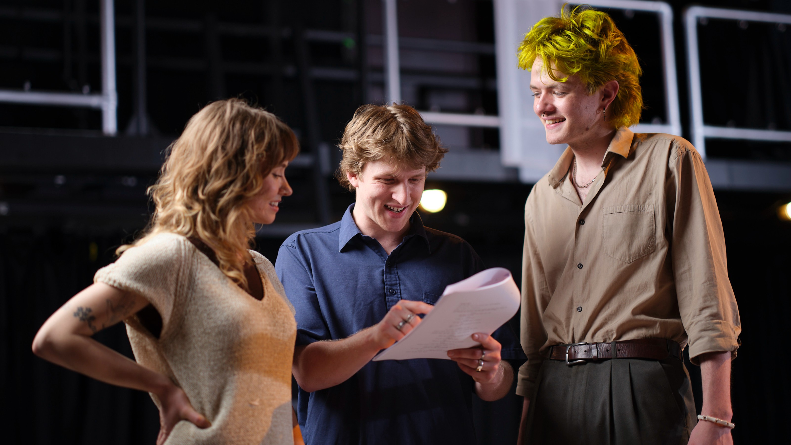 Theatre students