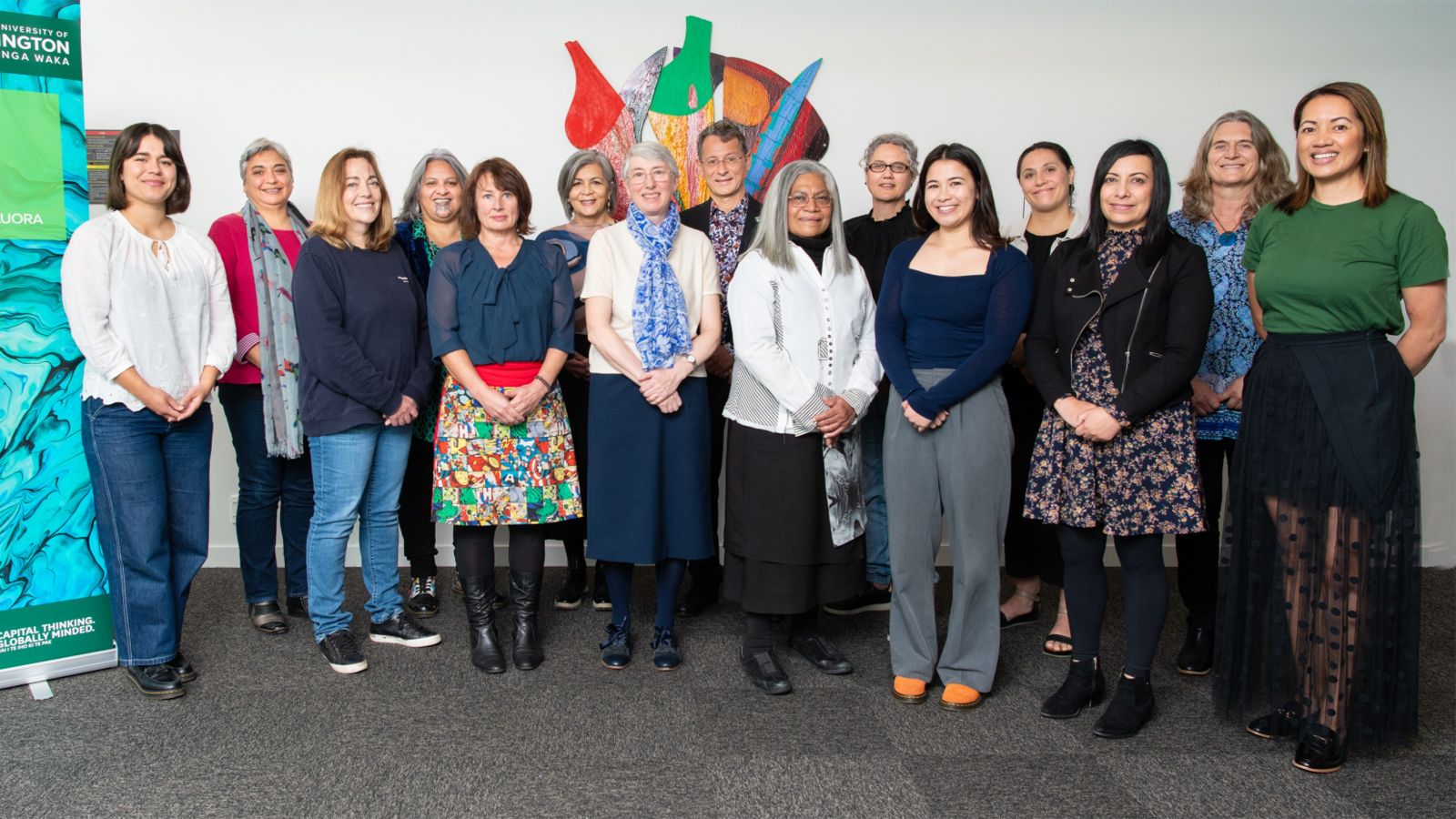 team-photo.jpg The whole team from Te Hikuwai Rangahau Hauora pose for a photo.