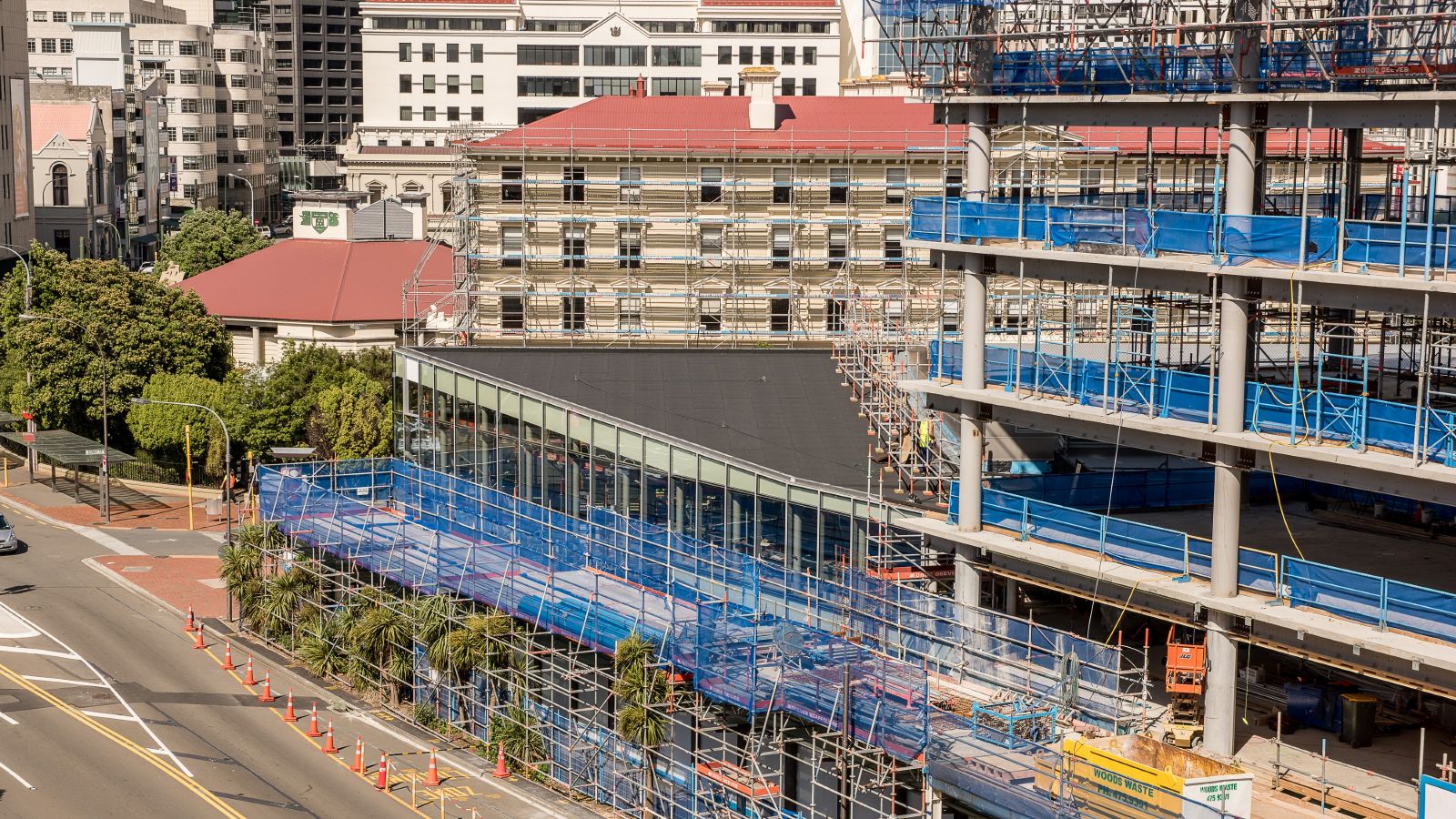 Construction at Pipitea Campus