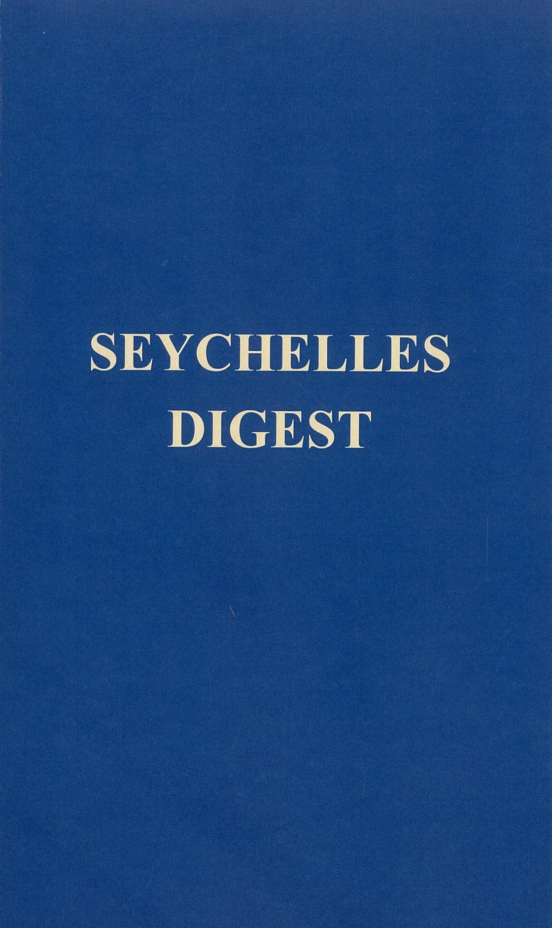 Seychelles Digest