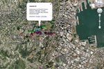 Several karaka trees were found in Kelburn. Students found and mapped these, and their data were compiled in to a Google Earth map.