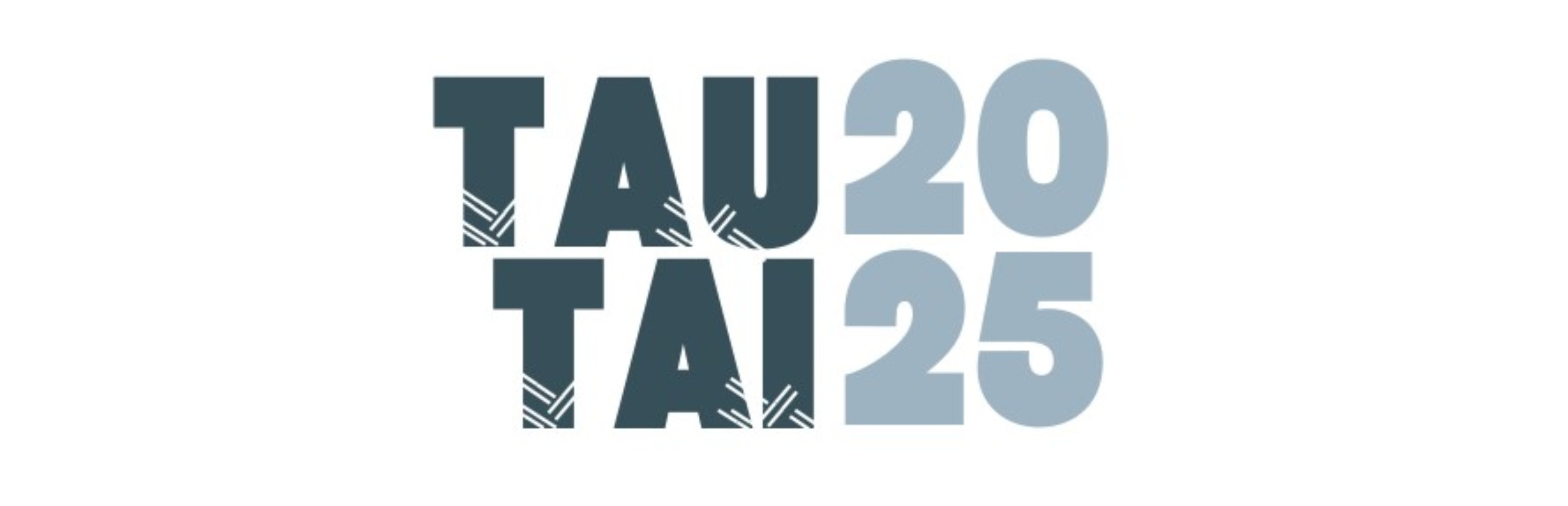 The words Tautai 2025 on a white background