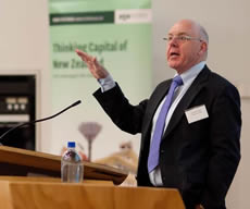 Professor Gemmell addresses the 'Affording our Future' Conference