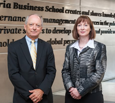 Professor Warren McGregor and Kimberley Crook
