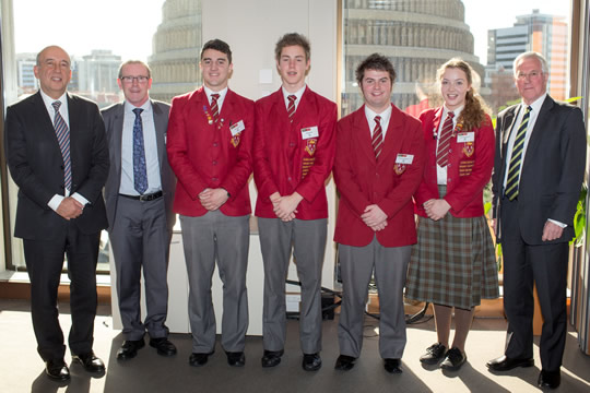 Southland's James Hargest College, winners of the 2014 Treasury School&rsquo;s Challenge