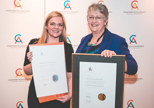 Prof Rachel Baskerville with Kathleen Makale