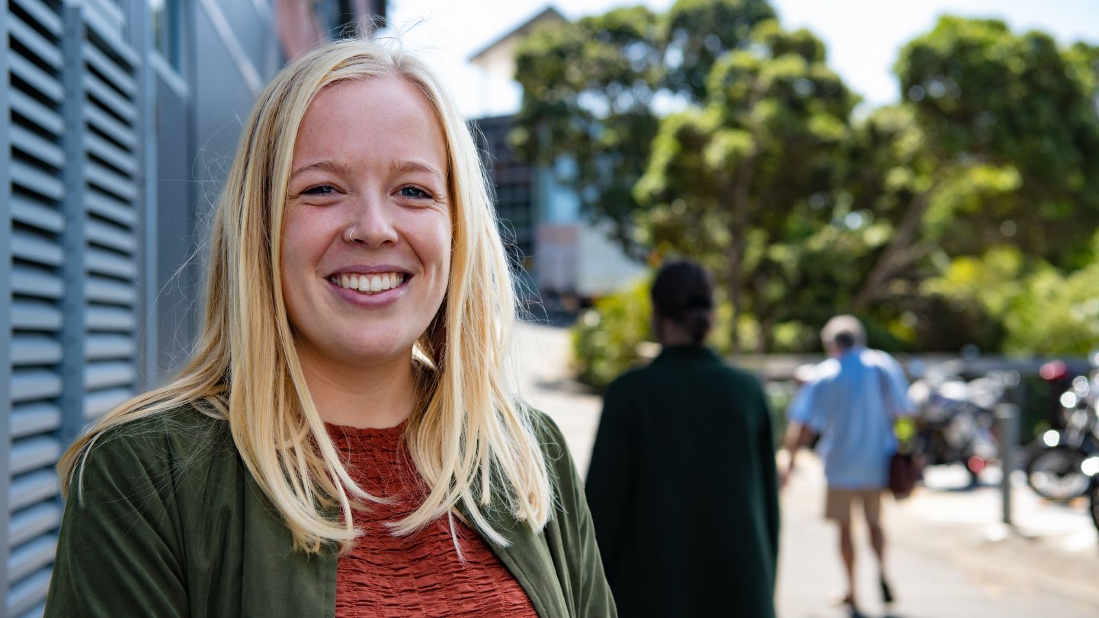 Master of Environmental Studies graduate Chantal Mawer. Image copyright Victoria University of Wellington.