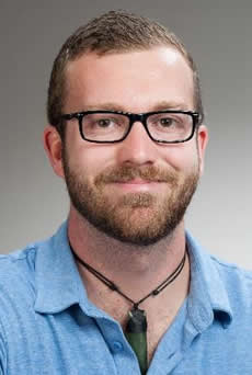 Alex Clark, a Master of Advanced Technology Enterprise student. 